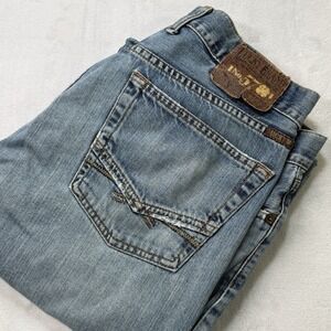 Lucky‎ Brand Dungarees Men's 33 Vintage USA Made Distressed Gene Montesano